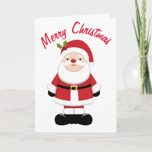 Carte Père Noël de Noël