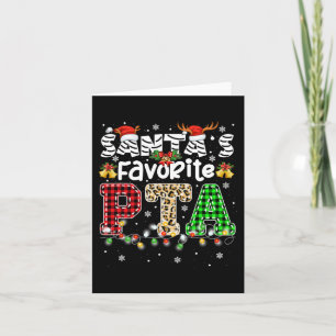 Carte Père Noël Favori PTA Thérapiste de Noël
