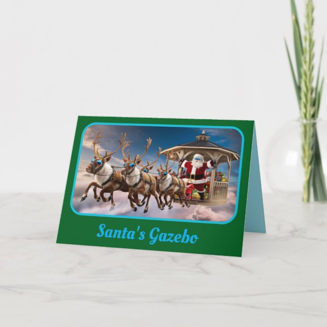 Carte Père Noël Gazebo (Devant)