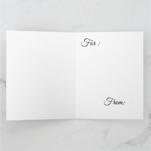 Carte Père Noël hipster 