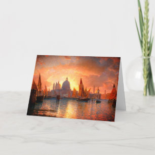 Carte Père Noël Maria della Salute de Haseltine, coucher