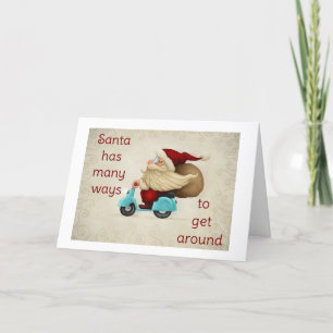 CARTE **PÈRE NOËL MOTORISÉE** VENEZ À VOTRE PORTÉE !