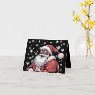 Carte Père Noël noir afro-américain de Noël