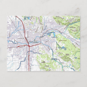Carte père Noël Rosa, Californie