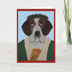 Carte Père Noël Saint-Bernard