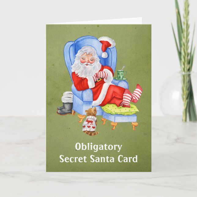 Carte Père Noël secrète obligatoire (Devant)