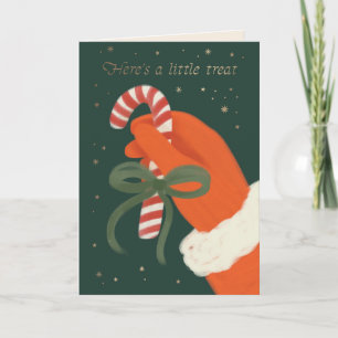 Carte Père Noël Sucre de canne petit traitement détenteu