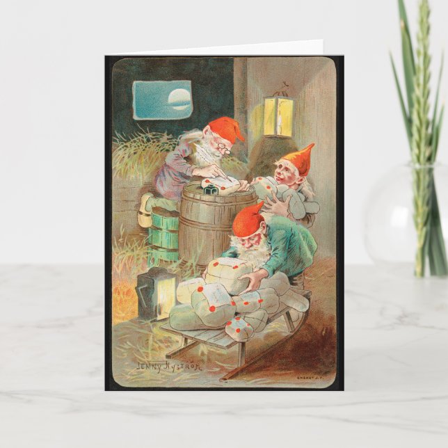 Carte Père Noël suédois (par Jenny Nyström) (Devant)