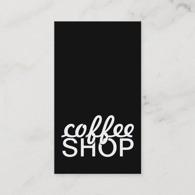 carte perforée de café-restaurant (Devant)
