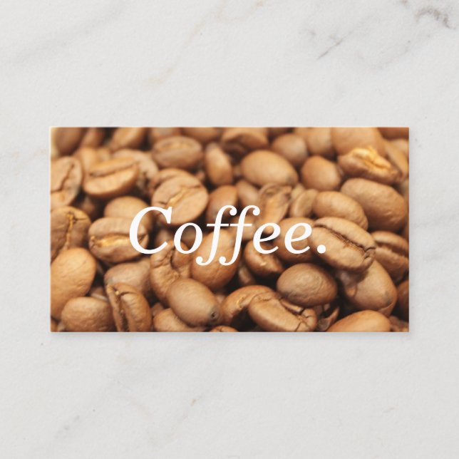 Carte perforée de fidélité de café (Devant)