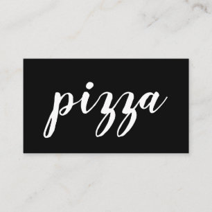 carte perforée de fidélité de pizza