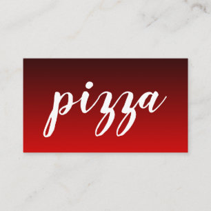 carte perforée de fidélité de pizza