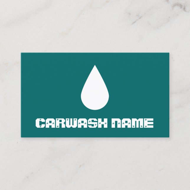 carte perforée de station de lavage (Devant)