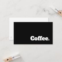 Carte perforée foncée de café de dalle de fidélité