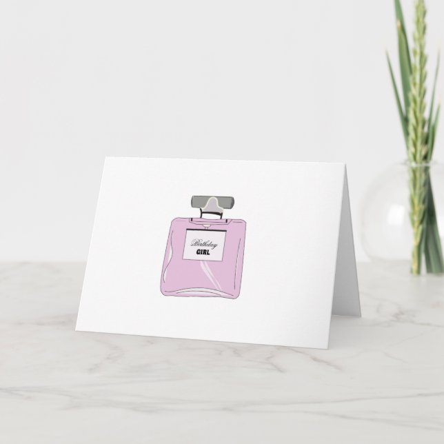 Carte Perfume birthday (Devant)