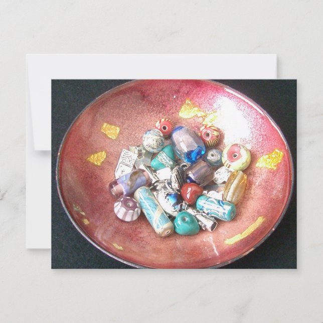 Carte Perles en verre artisanales (Devant)