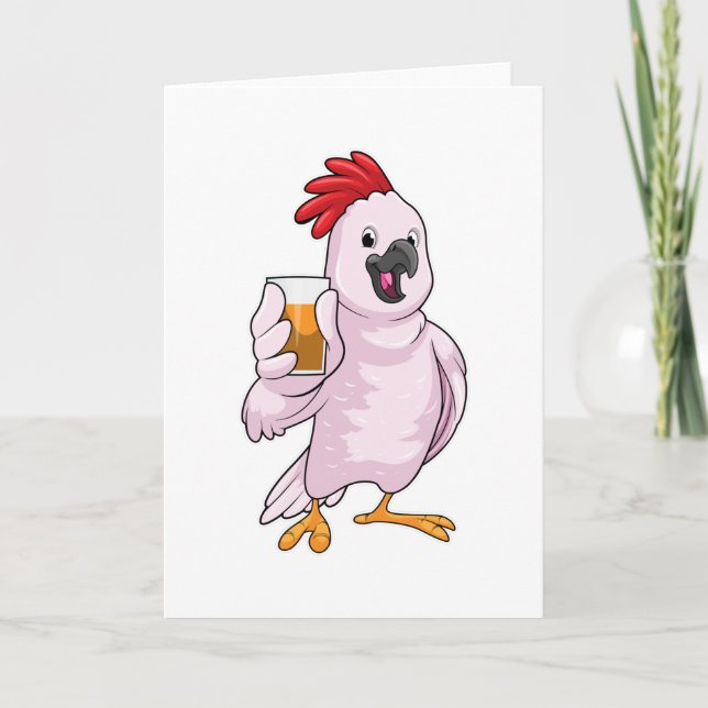 Carte Perroquet avec jus (Devant)