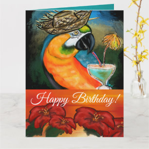Carte Perroquets de fête