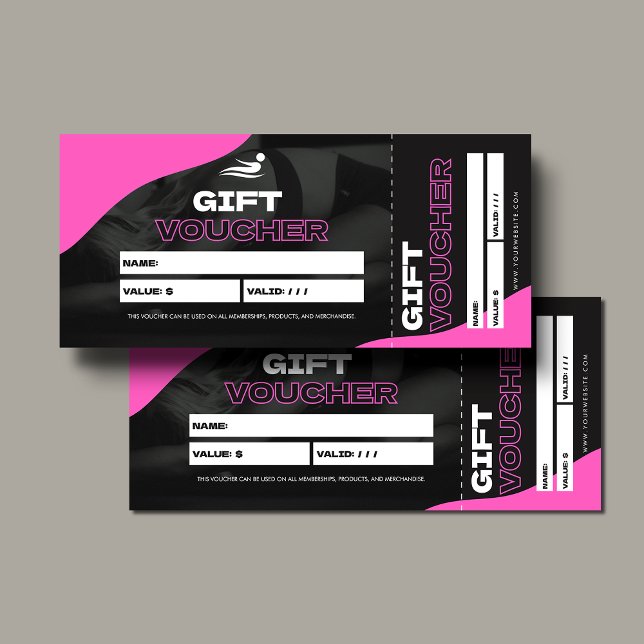 Carte Personal Trainer Fitness Gift Voucher (Créateur téléchargé)