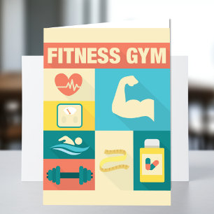 Carte Personal Trainer Gym Membre Iconic Professional