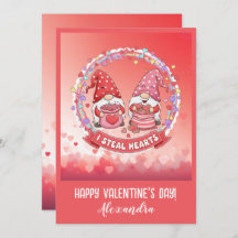 Personalized Funny Gnome Valentine
