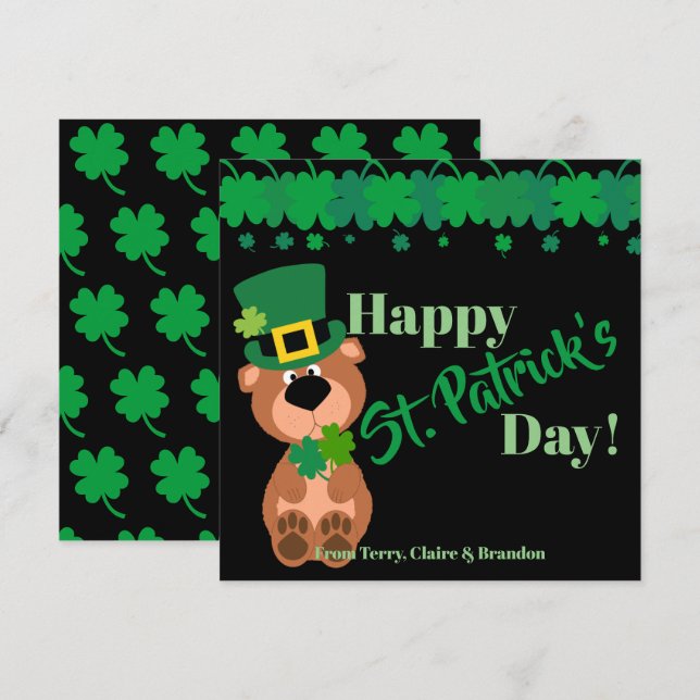 Carte Personalized Happy (Devant / Derrière)