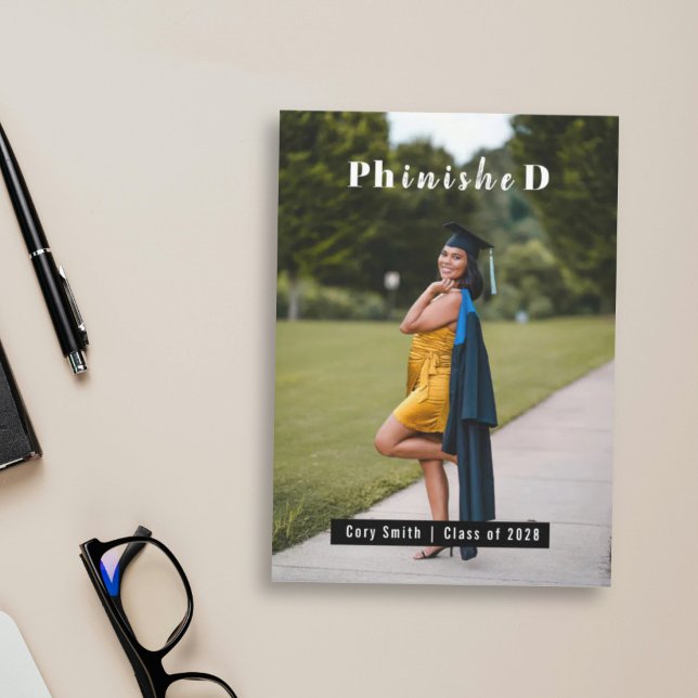 Carte Personalized PhD Graduation Photo congrats (Créateur téléchargé)