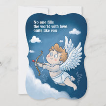 Personalized Valentine's Day Card - Love Like No O