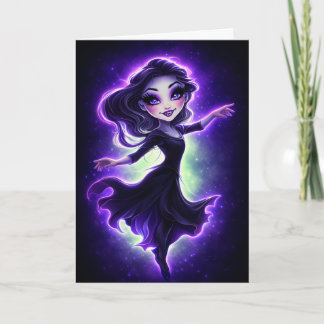 Carte Personnage Magique Mignon et Effrayant