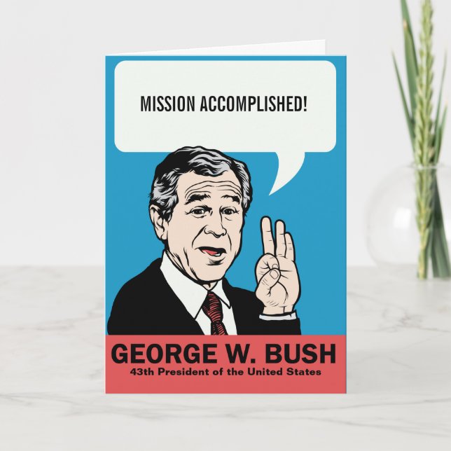 Carte personnalisable de George W. Bush (Devant)