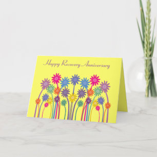 Carte personnalisable de récupération de fleurs