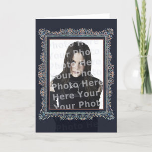 Carte personnalisable gothique victorienne de