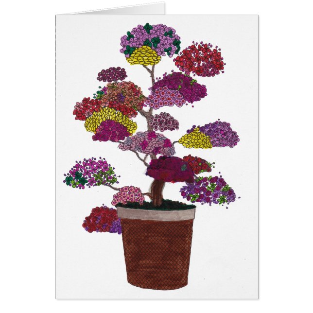 Carte personnalisable plante (Devant)