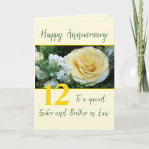 Carte Personnalisable Soeur et Frère en Droit Anniversai