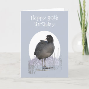 Carte Personnalisé 90e anniversaire "Vieux Coot" Amusant