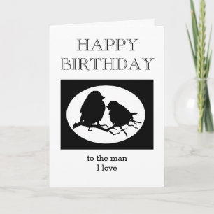 Carte Personnalisé Anniversaire Chéri Homme J'aime