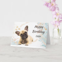 Personnalisé Anniversaire Soeur mignonne Français 
