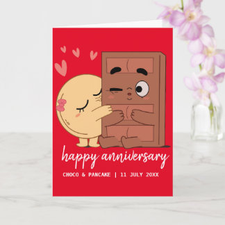 Carte Personnalisé Choco & Pancake Joyeux anniversaire M