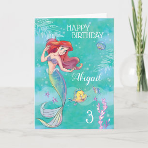 Carte Personnalisé Disney Princesse Ariel Sous La Mer