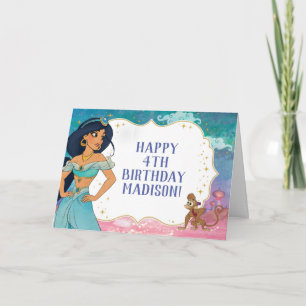 Carte Personnalisé Disney Princesse Jasmine