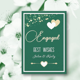 Carte Personnalisé ! Fiançailles de couples parfaits