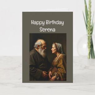 Carte Personnalisé Nom Funny Anniversaire Vieillir