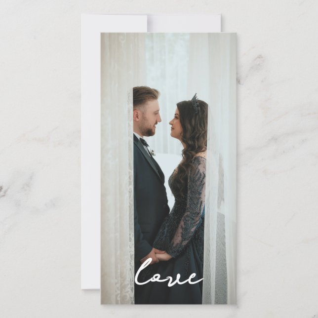 Carte Personnalisé Personnalisé Votre Propre Photo & Tex (Devant)