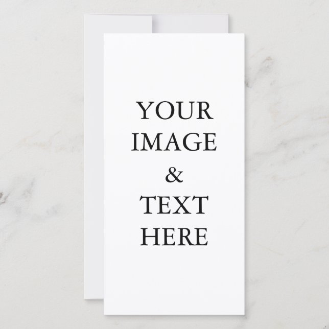 Carte Personnalisé Personnalisé Votre Propre Photo & Tex (Devant)
