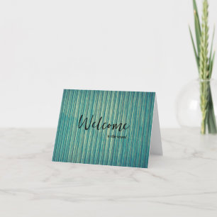 Carte Personnalisé simple Élégante Bienvenue dans l'équi