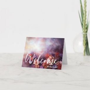 Carte Personnalisé simple Élégante Bienvenue dans l'équi