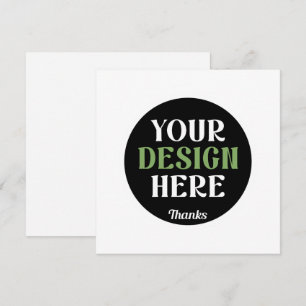 Carte personnalisé, unique, élégant & minimaliste hershe