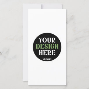 Carte personnalisé, unique, élégant & minimaliste hershe