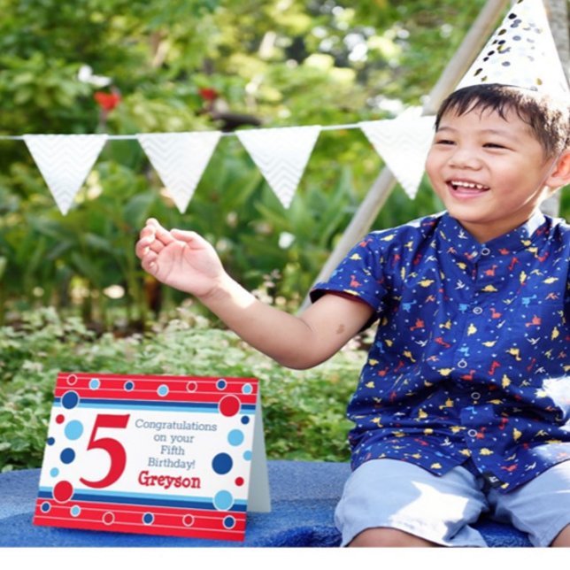 Carte personnalisée 5e anniversaire ! (Créateur téléchargé)