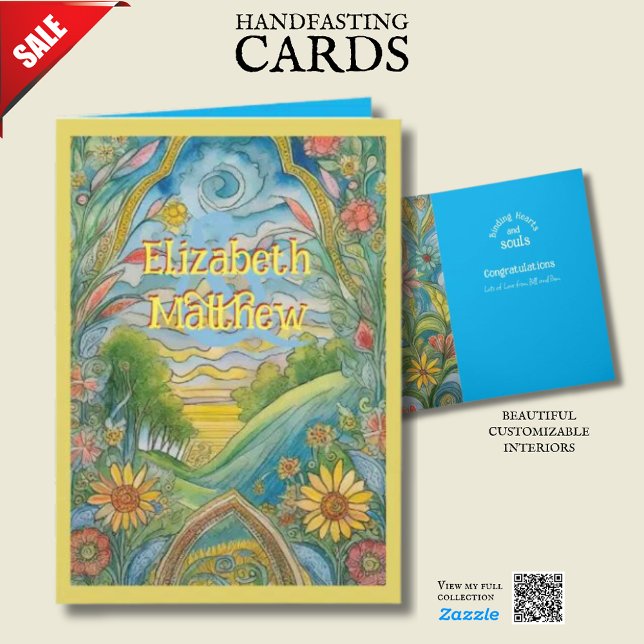 CARTE PERSONNALISÉE À LA MAIN PAGAN CELTIC NATURE (Créateur téléchargé)